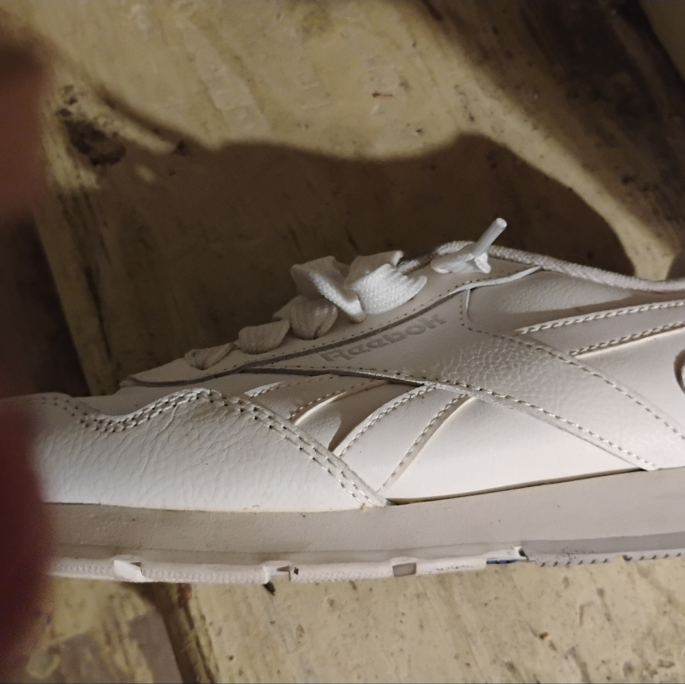 Reebok White Low-Top Leather Trainer